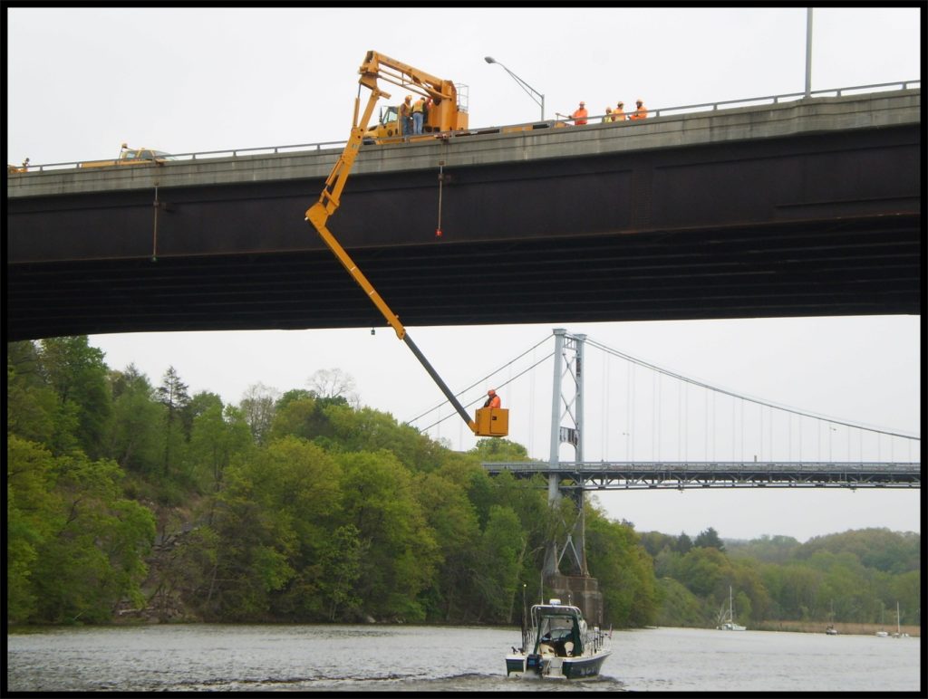 Low under bridge